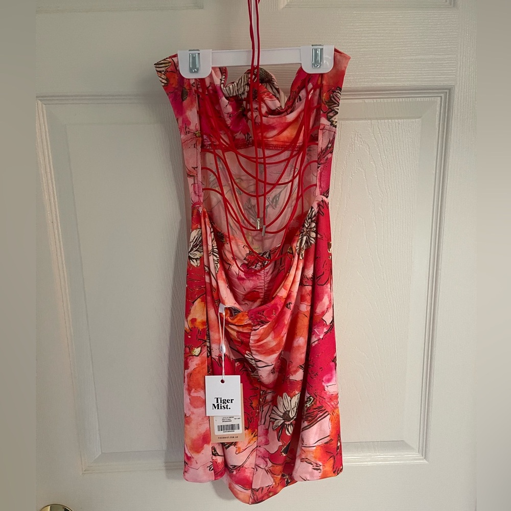 Tiger Mist Lovilla Dress Red Floral - Picture 4 of 5